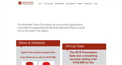 Desktop Screenshot of northstarteamfoundation.org